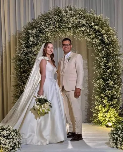 Decoração floral de casamento